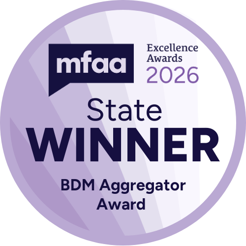 MFAA 2026 Victorian State Winner — BDM, Aggregator